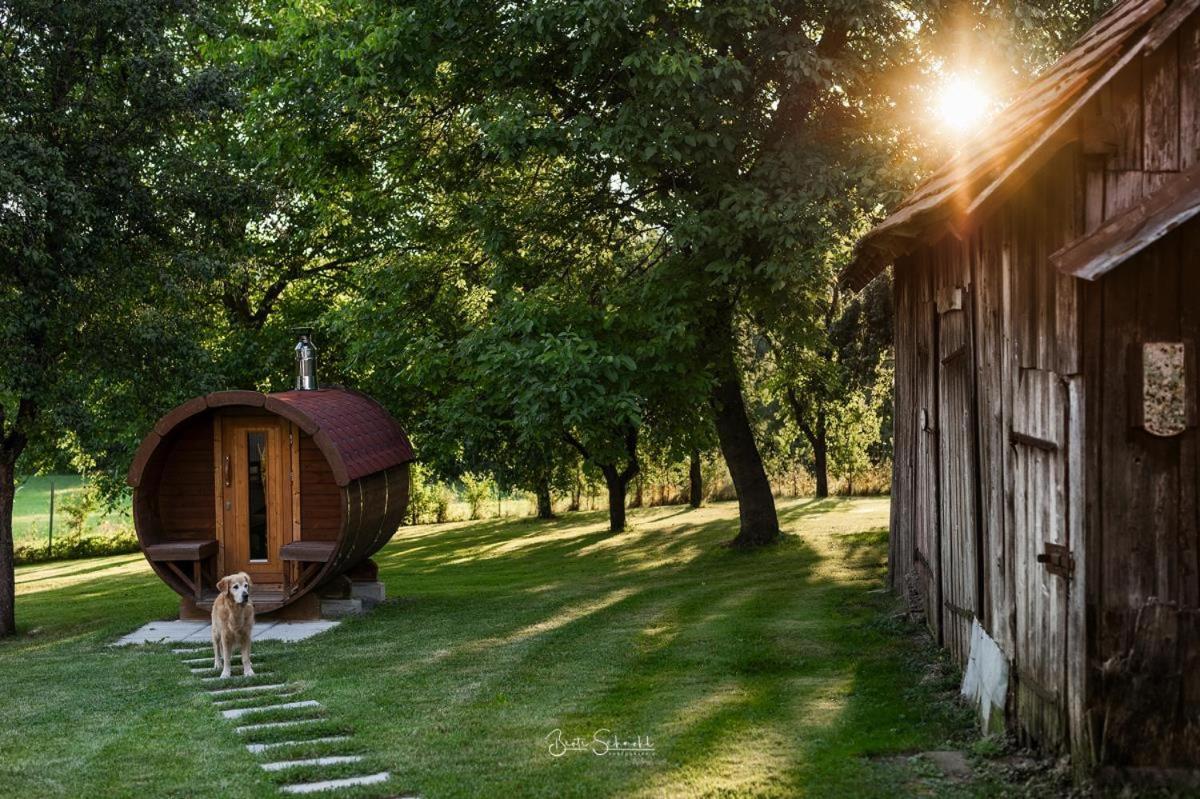 Ferienhaus Rote Sau Herrentierbach Luaran gambar